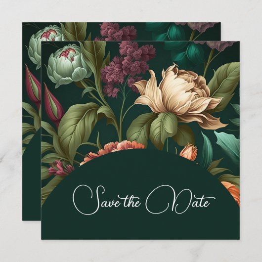 De ventilator bewaart de Datum Save The Date (Voorkant / Achterkant)