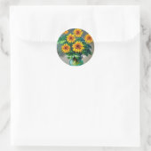 De ventilator heeft een mooie dag klassieke ronde sticker (Tas)