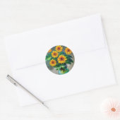 De ventilator heeft een mooie dag klassieke ronde sticker (Envelop)