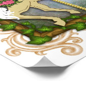 De ventilatorcarrousel afdrukken poster (Hoek)