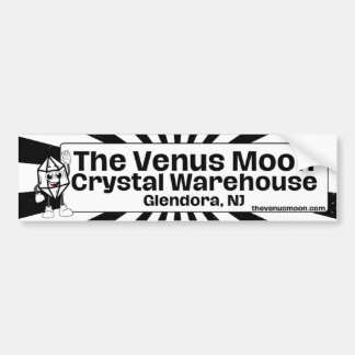 De Venus Moon Crystal Warehouse Mascottes Bumpersticker