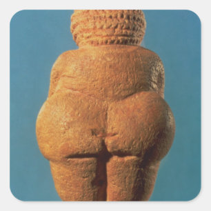 De Venus Willendorf Vierkante Sticker