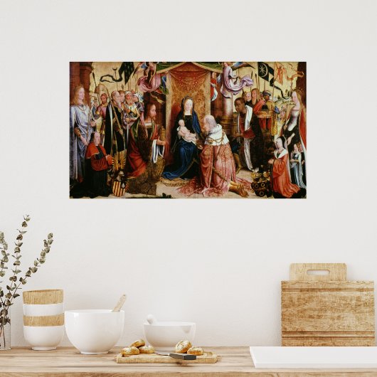 De verachting van de koningen poster (Keuken)