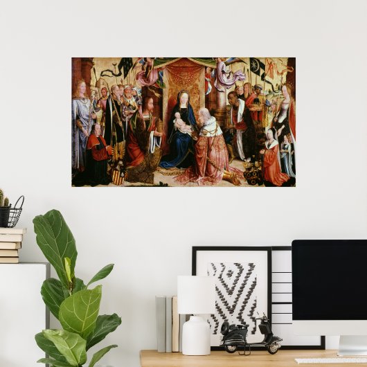 De verachting van de koningen poster (Thuiskantoor)