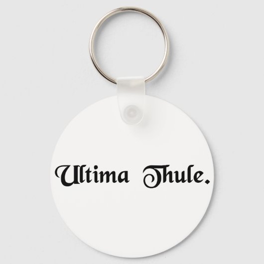 De verafgelegen Thule. Sleutelhanger (Voorkant)