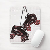 De veranderende Pop van Schaatsen Art Dubbed Muism Muismat (Met muis)