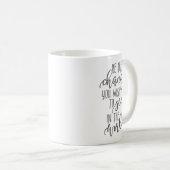 De verandering die je wilt zien in de wereld koffiemok (Voorkant rechts)