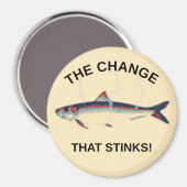 De verandering die zegt magneet (Voorkant / Achterkant)