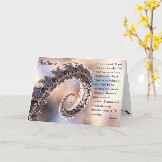 De verandering is Constant Kaart (Gele Bloem)