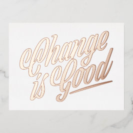De verandering is Goede Moving Aankondiging - Foli