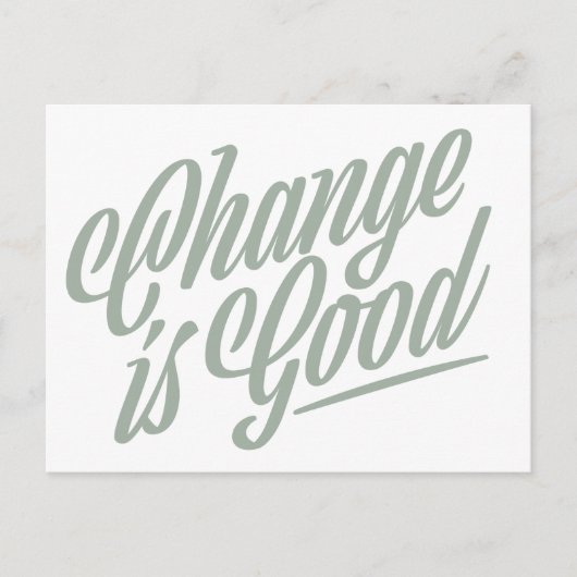 De verandering is het Briefkaart van de Aankondigi (Voorkant)