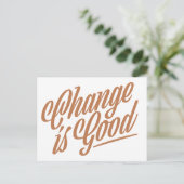 De verandering is het Briefkaart van de Aankondigi (Staand voorkant)