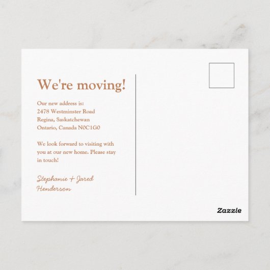 De verandering is het Briefkaart van de Aankondigi (Achterkant)