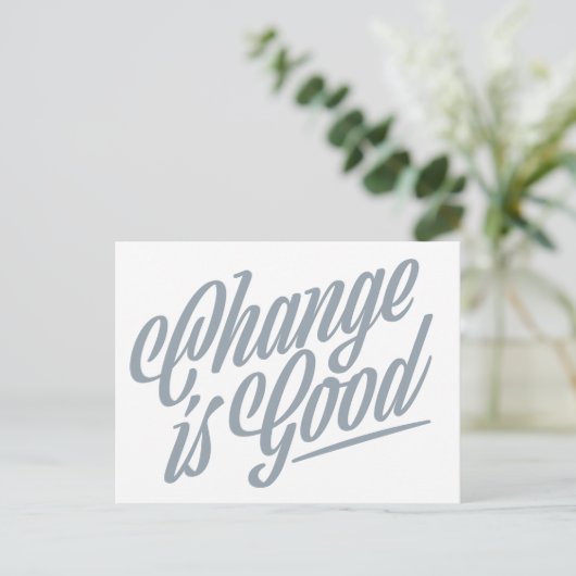 De verandering is het Briefkaart van de Aankondigi (Staand voorkant)