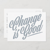 De verandering is het Briefkaart van de Aankondigi (Voorkant / Achterkant)