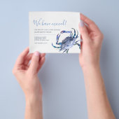 De Verandering van de begroting van de Krab van de Flyer (Hand)