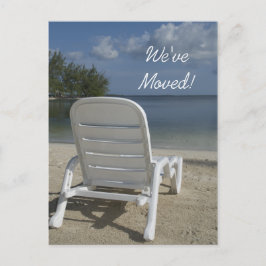 De Verandering van de Lounge van het strand van de Aankondigingskaart