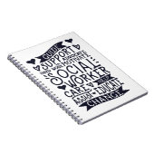 De Verandering van de Steun van de gids, Sociale A Notitieboek (Rechterzijde)