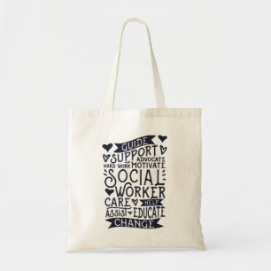 De Verandering van de Steun van de gids, Sociale A Tote Bag