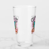 De verandering van de vlinder is prachtig citaat I Glas (Links)