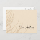 De Verandering van het Adres van de Talen van de n Aankondigingskaart (Voorkant / Achterkant)