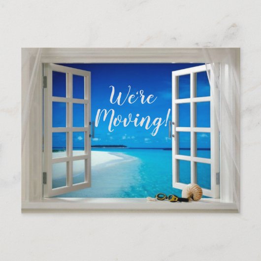 De Verandering van het Adres van het Huis van de O Aankondigingskaart (Voorkant)