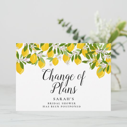 De Verandering van het manuscript van de Lemons va Save The Date (Staand voorkant)