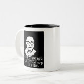 De Verandering van RBG met een stap Tweekleurige Koffiemok (Voorkant links)