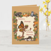 De Verandering van seizoenen Kaart (Gele Bloem)