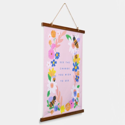 De verandering zijn hangend wandkleed (Gebogen)