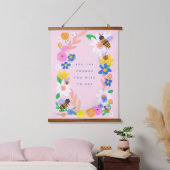 De verandering zijn hangend wandkleed (Slaapkamer)