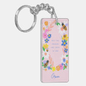 De verandering zijn sleutelhanger (Voorkant Links)