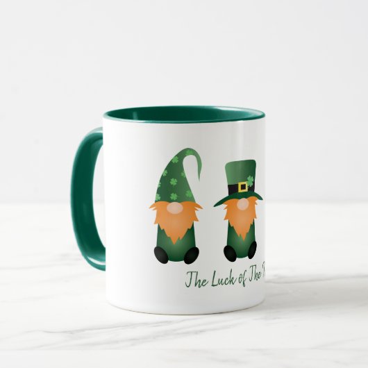 De verantwoordelijkheid van de Ierse groene gnoom Mok (Voorkant links)