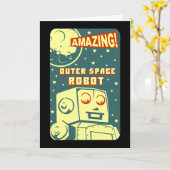 De verbazende Robot van de Kosmische ruimte Kaart (Gele Bloem)