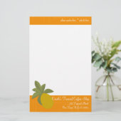 De verbazingwekkende anananas briefpapier (Staand voorkant)