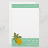 De verbazingwekkende anananas briefpapier (Voorkant / Achterkant)