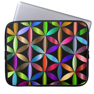 De Verbazingwekkende Bloem des Levens op een Elekt Laptop Sleeve