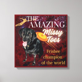 De verbazingwekkende missy tenen canvas afdruk