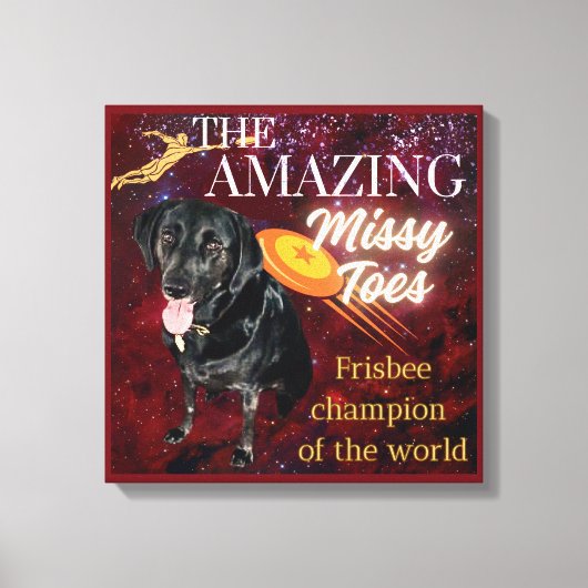 De verbazingwekkende missy tenen canvas afdruk (Voorkant)