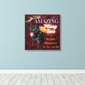 De verbazingwekkende missy tenen canvas afdruk (Insitu (Houten vloer))