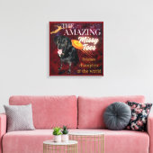 De verbazingwekkende missy tenen canvas afdruk (Insitu (Woonkamer))