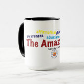 'De verbazingwekkende mok van A'. (Voorkant links)