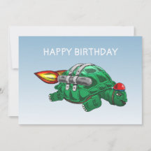 De verbazingwekkende Rocket Turtle