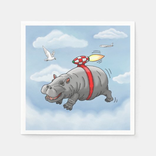 De verbazingwekkende vlucht van Rocket Hippo Servet (Voorkant)