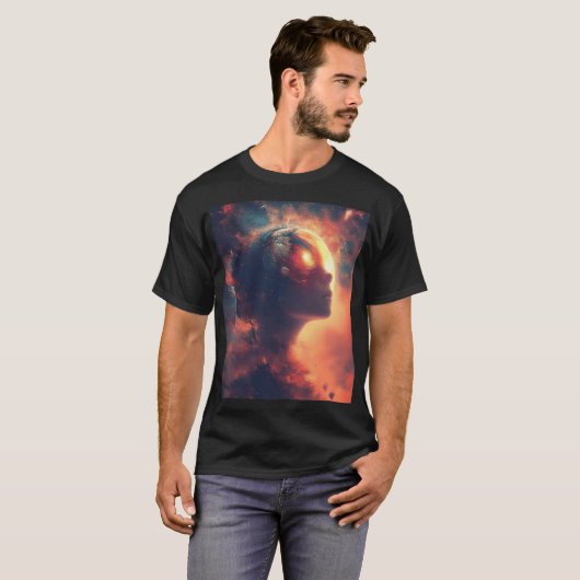 de verbeelding van een mens t-shirt (Voorkant volledig)