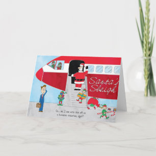 De Verbetering van de Ar van de Kerstman van de Feestdagen Kaart