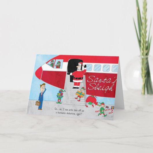 De Verbetering van de Ar van de Kerstman van de Feestdagen Kaart (Voorkant)