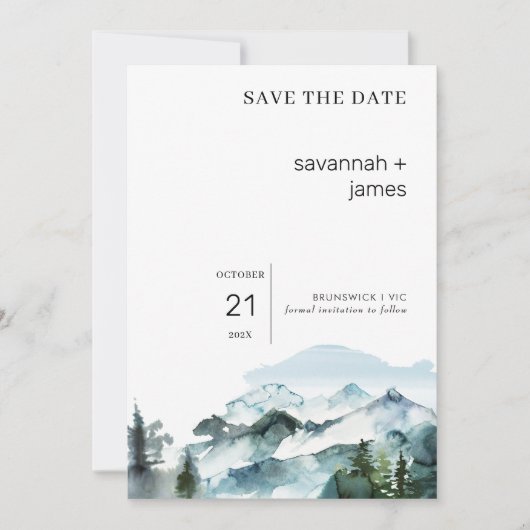 De verbinding van de Scene van de berg sparen de K Kaart (Voorkant)