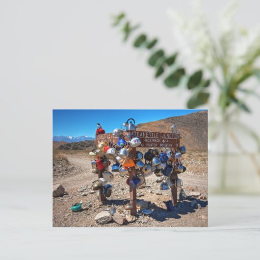 De Verbinding van de waterketel Briefkaart (Staand voorkant)