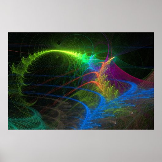 De verbinding van ruimte en tijd - 2009 weven poster (Voorkant)